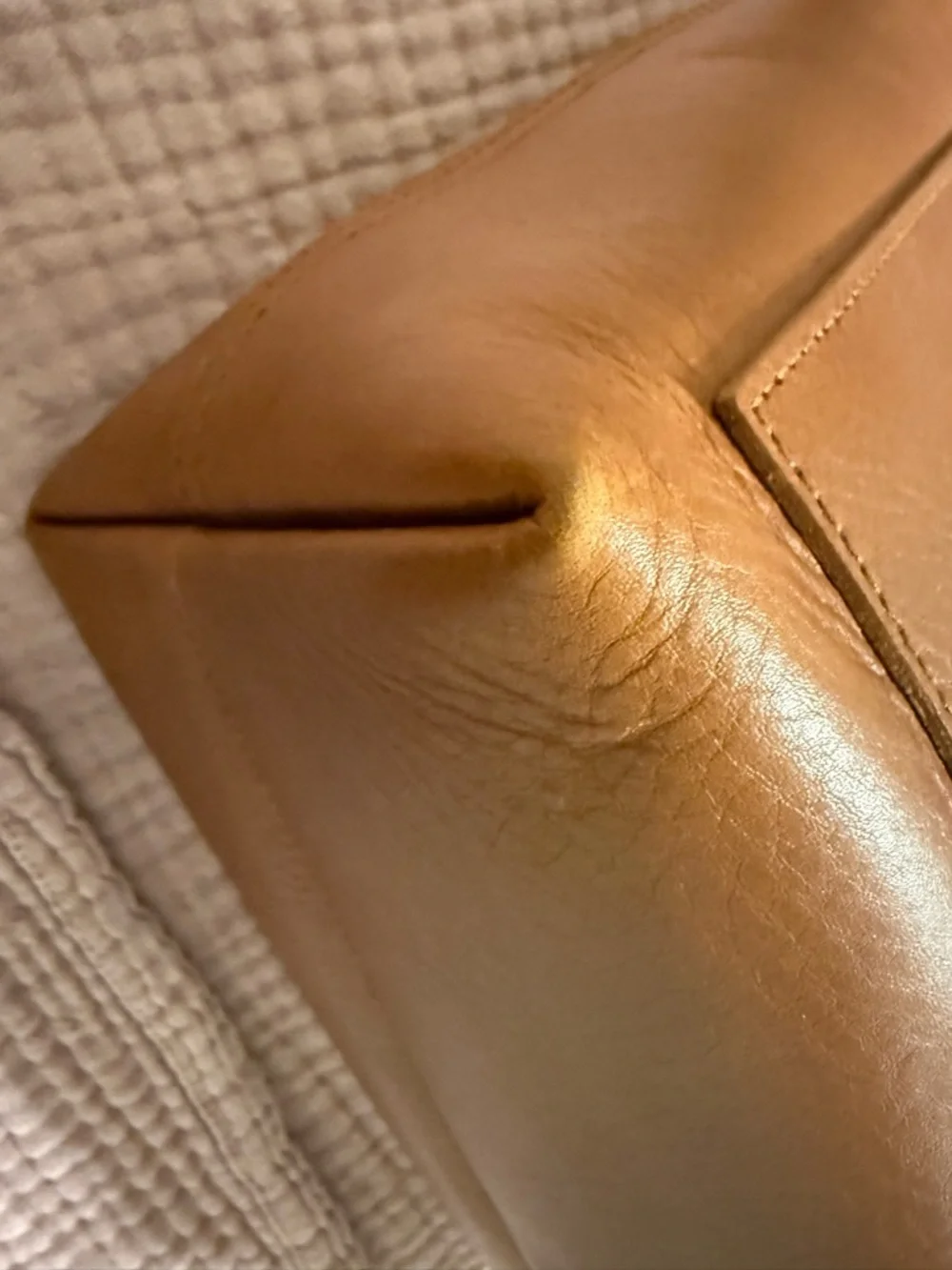 Madewell Zip-Top Medium Transport Leather Tote with Adjustable Strap- Like New - Picture 9 of 16